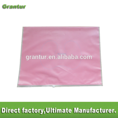 Pink slide zip lock plastic bag MATOPP/VMPET/PE resealable slider zip poly bag